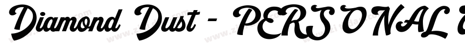 Diamond Dust - PERSONAL USE ONLY字体转换